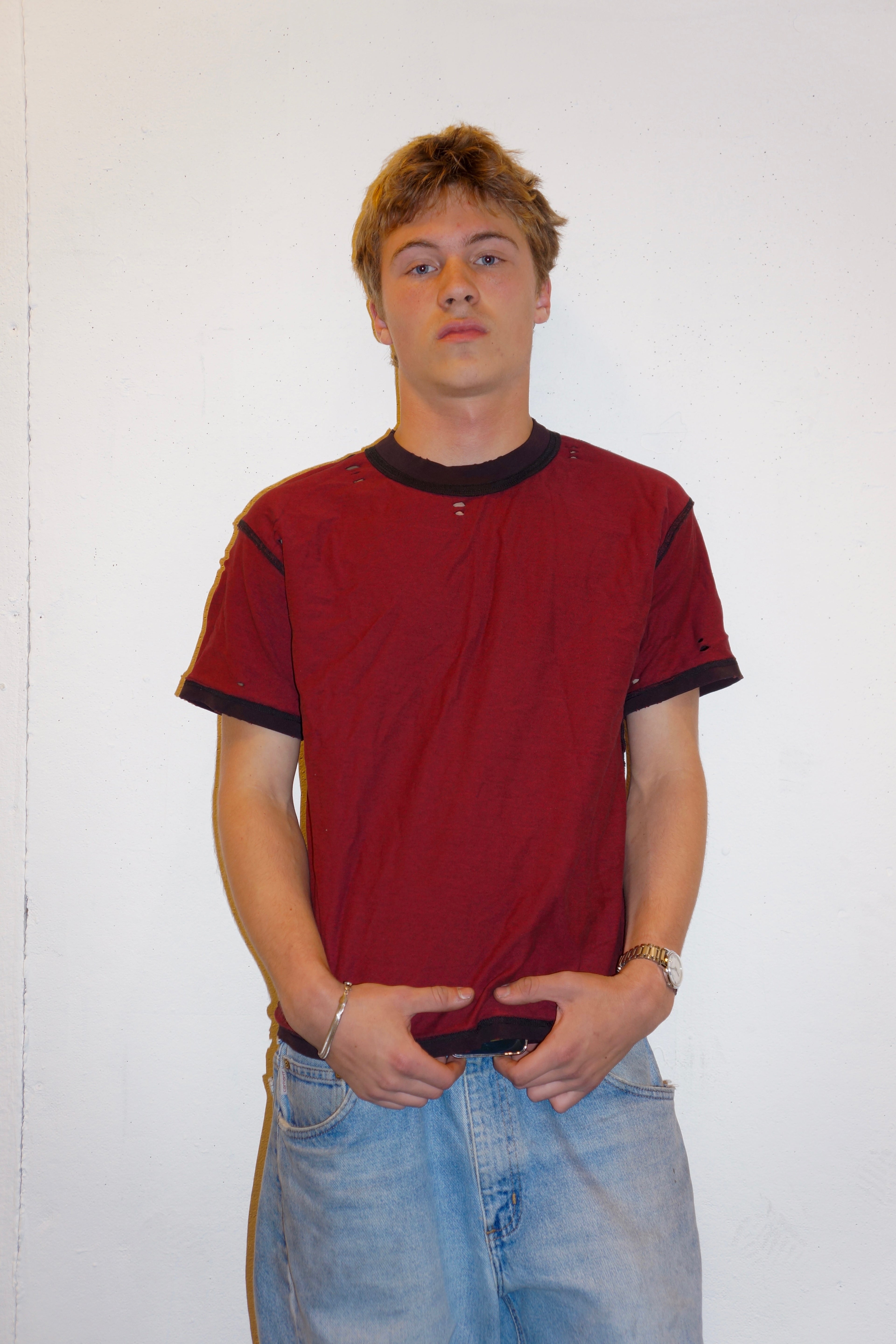 BOXER Tee (Black and Red)