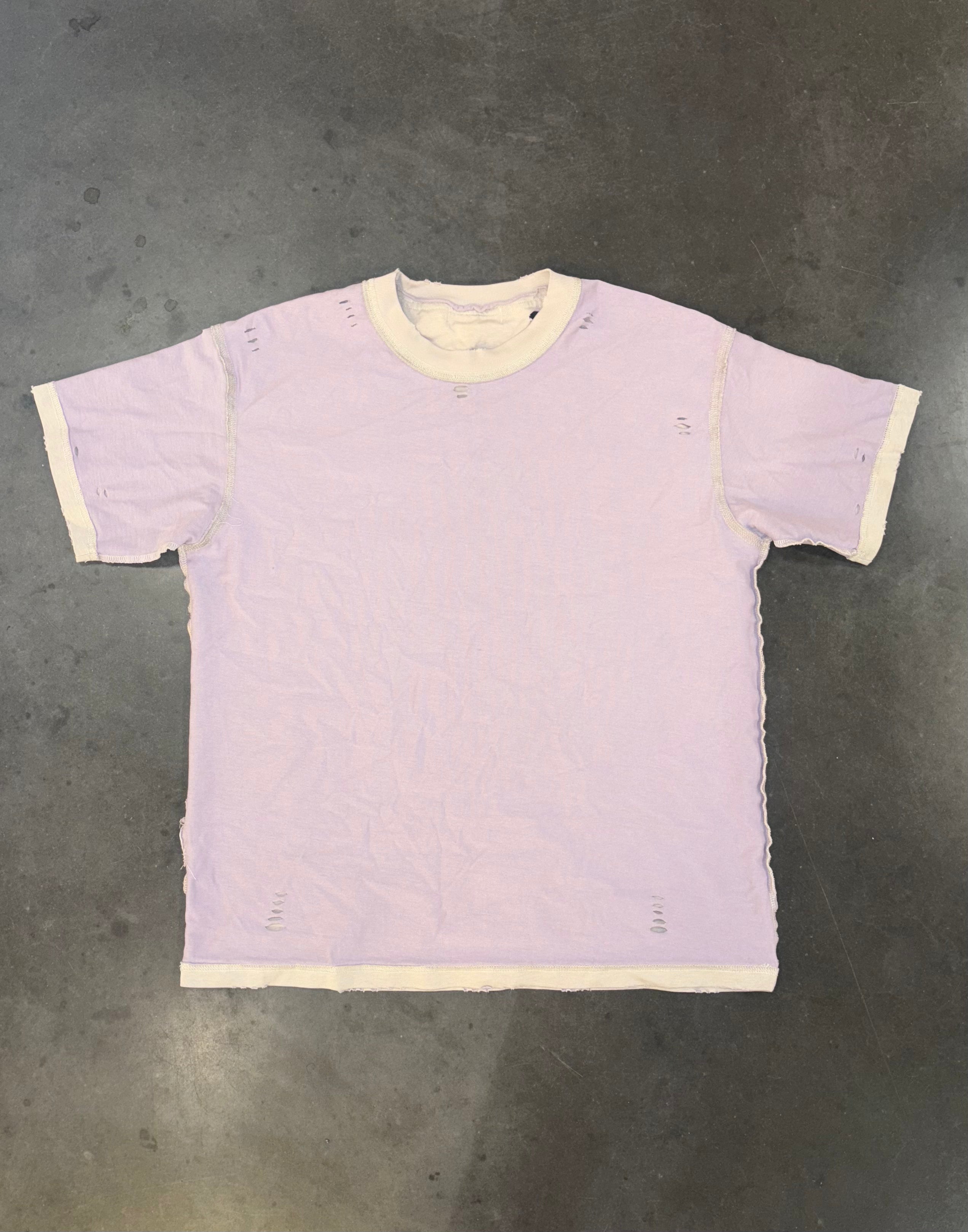 BOXER Tee (Bone and Lavender)
