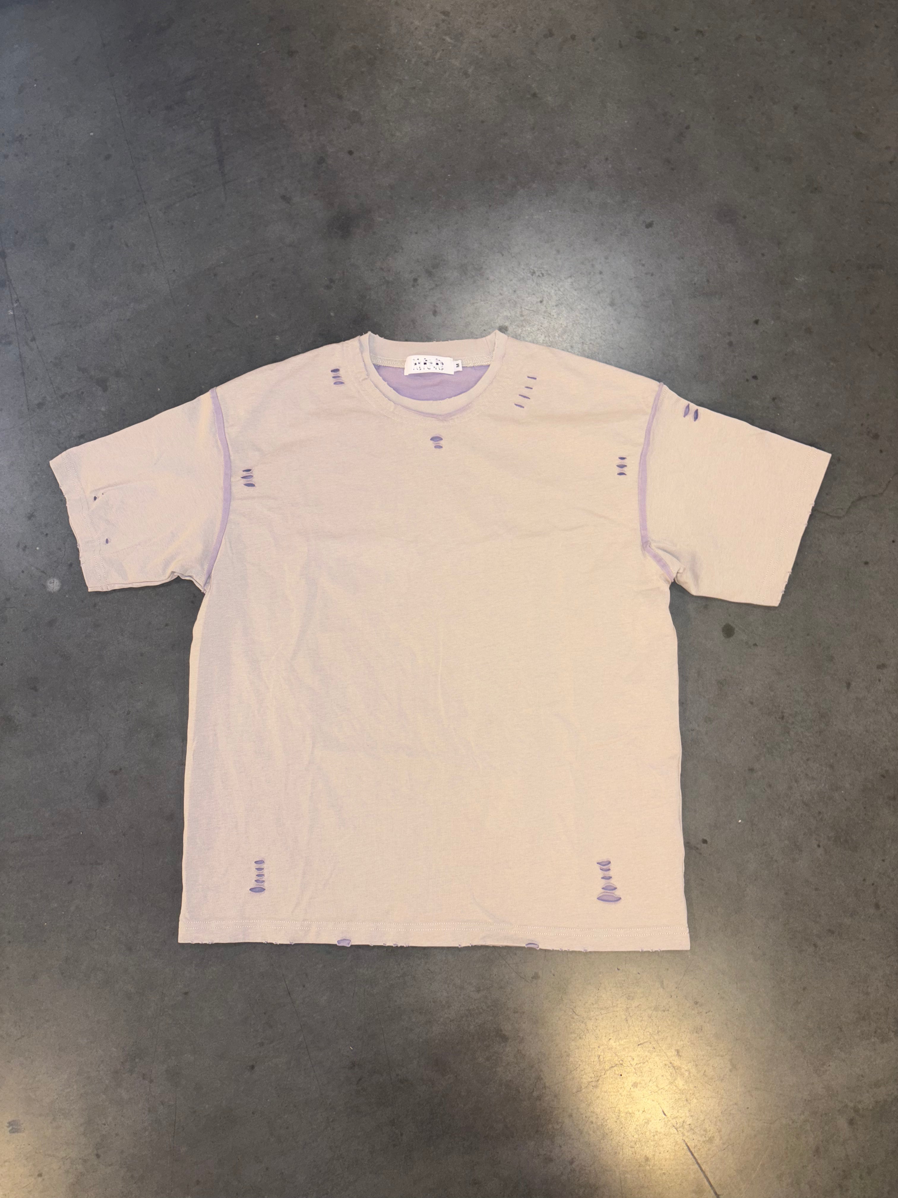BOXER Tee (Bone and Lavender)