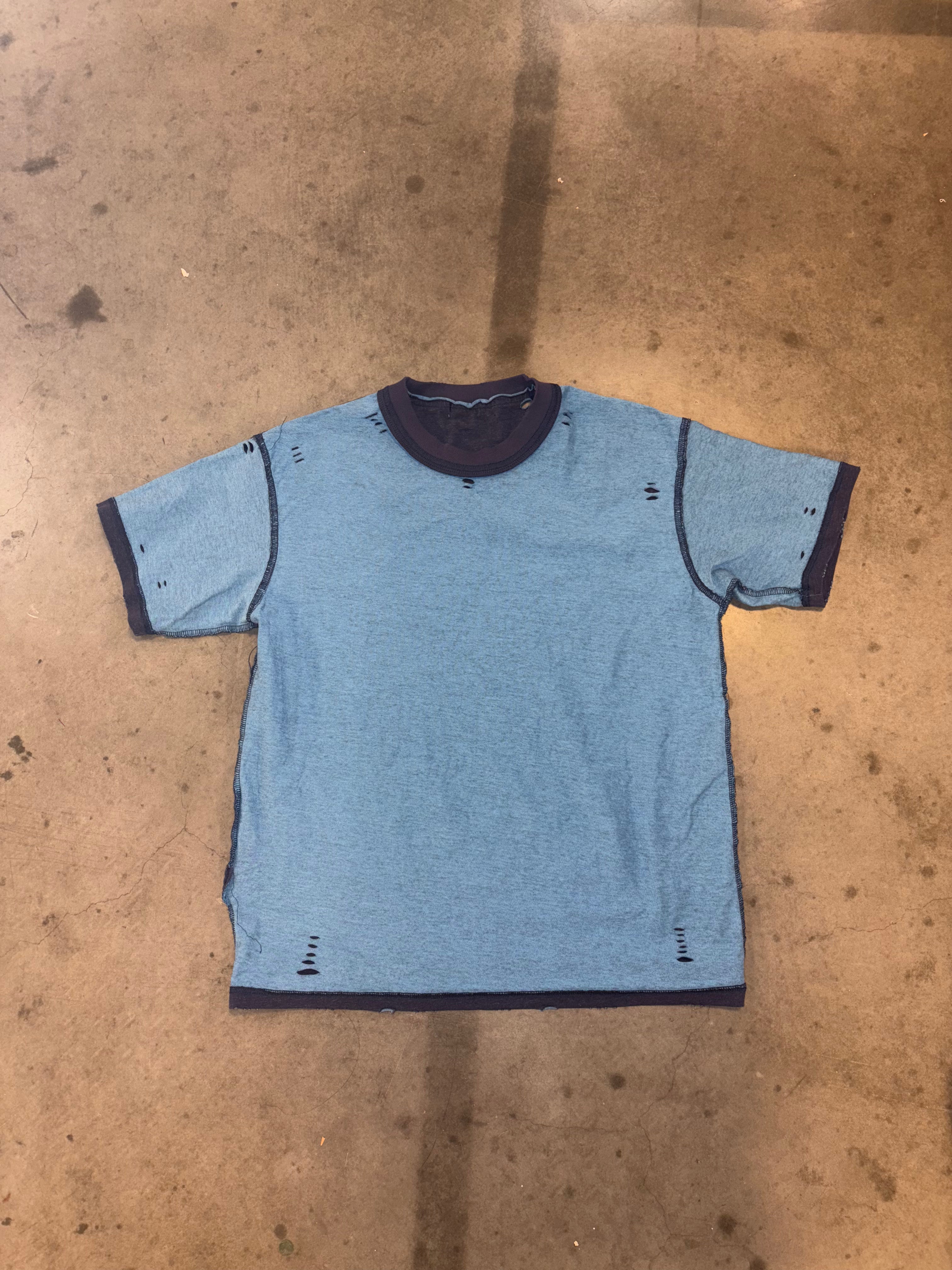 BOXER Tee (Blue on Blue)