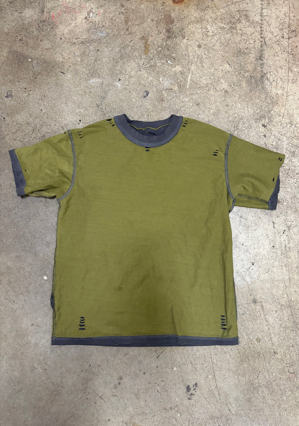 BOXER Tee (Ash and Olive)