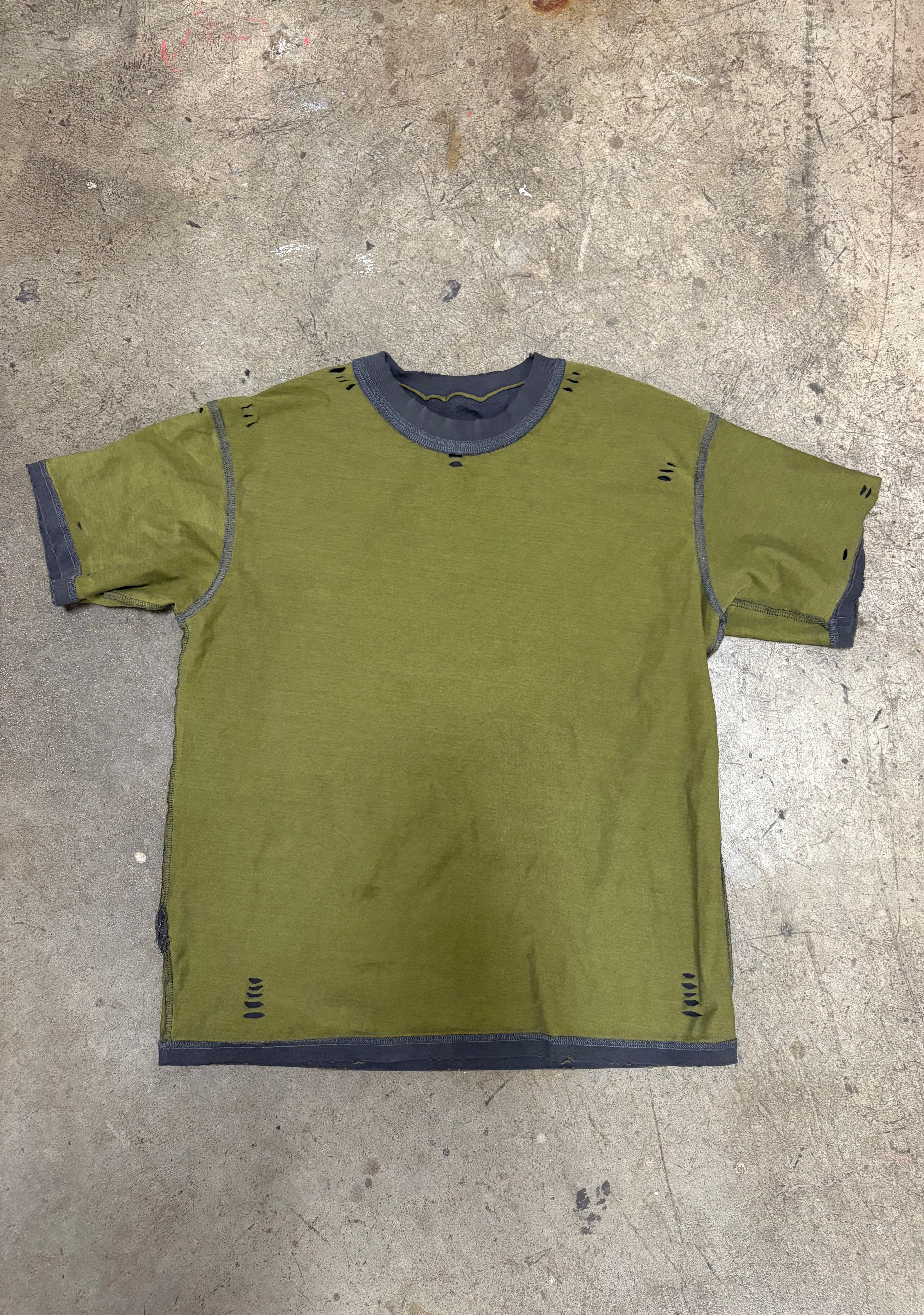 BOXER Tee (Ash and Olive)